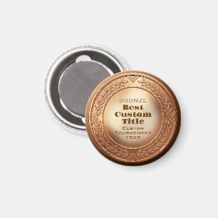 Medaille Benutzerdefiniert 3D Realistisch Editierb Magnet