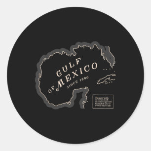 Medaille der Frauen im Golf von Mexiko 1550 Runder Aufkleber