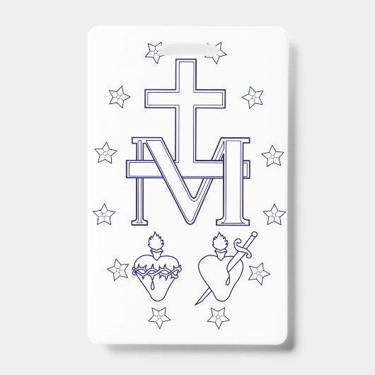 Medaille der Gottesmutter Ausweis (Vorderseite)