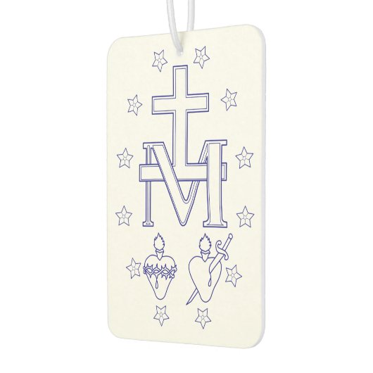 Medaille der Gottesmutter Autolufterfrischer (Links)