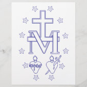 Medaille der Gottesmutter Flyer (Vorne)