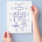 Medaille der Gottesmutter Flyer (Hand)