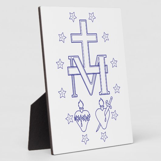 Medaille der Gottesmutter Fotoplatte (Seite)