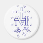 Medaille der Gottesmutter Magnet (Vorne)