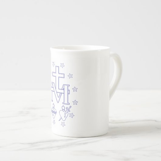 Medaille der Gottesmutter Porzellantasse (Vorderseite Rechts)