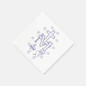 Medaille der Gottesmutter Serviette (Ecke)