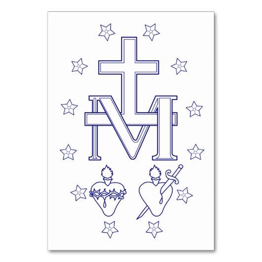 Medaille der Gottesmutter Tischnummer (Vorderseite)
