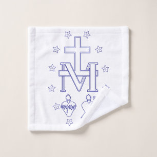 Medaille der Gottesmutter Waschlappen