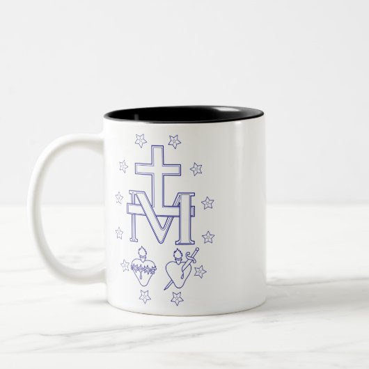 Medaille der Gottesmutter Zweifarbige Tasse (Links)