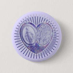Medaille (médaille miraculeuse) / wunderbare Medai Button