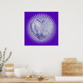 Medaille (médaille miraculeuse) / wunderbare Medai Poster (Küche)