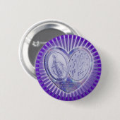 medaille miraculeuse / Wunderbare Medaille | lila Button (Vorne & Hinten)