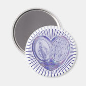 medaille miraculeuse / Wunderbare Medaille Magnet (Vorderseite/Rückseite)