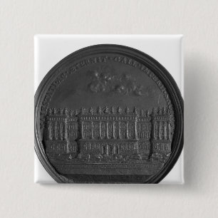 Medaille mit Berninis Entwurf für das Louvre Button