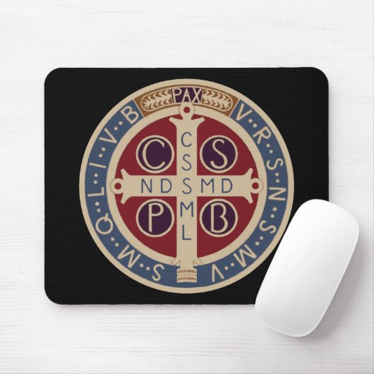 Medaille Mousepad St. Benedict (Mit Mouse)