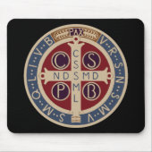 Medaille Mousepad St. Benedict (Vorne)