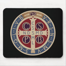 Medaille Mousepad St. Benedict