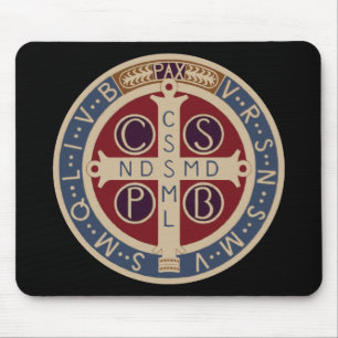 Medaille Mousepad St. Benedict