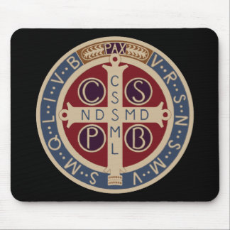 Medaille Mousepad St. Benedict