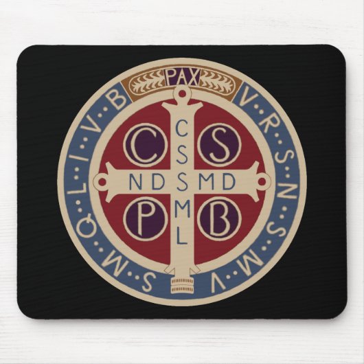 Medaille Mousepad St. Benedict (Vorne)