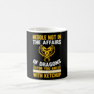 Medaille nicht in den Angelegenheiten von Drachen Kaffeetasse