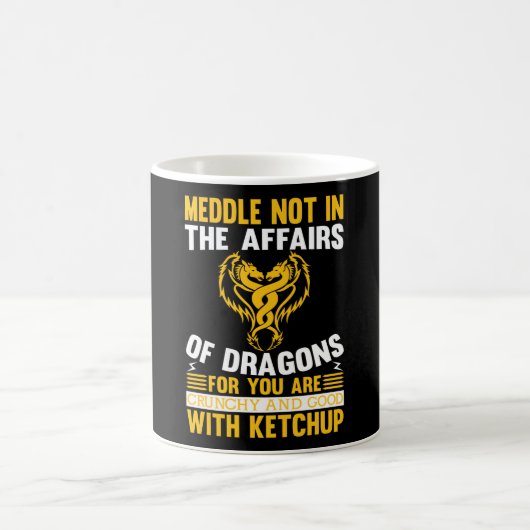 Medaille nicht in den Angelegenheiten von Drachen  Kaffeetasse (Mittel)