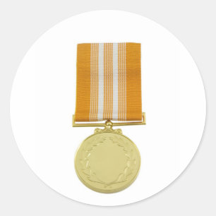 Medaille Runder Aufkleber