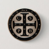 Medaille St. Benedict Button (Vorderseite)