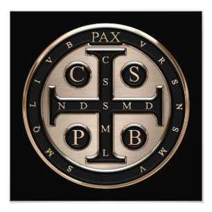 Medaille St. Benedict Fotodruck