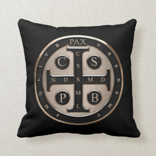 Medaille St. Benedict Kissen