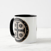 Medaille St. Benedict Tasse (Vorderseite Links)