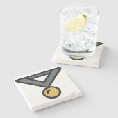 Medaille Steinuntersetzer (Seitenansicht)