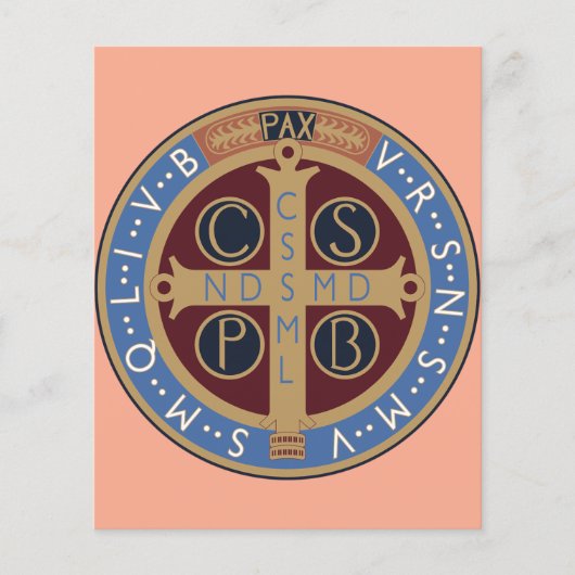 Medaille von Saint-Benedikt (Vorderseite)