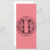 Medaille von Saint-Benedikt (Vorne/Hinten)