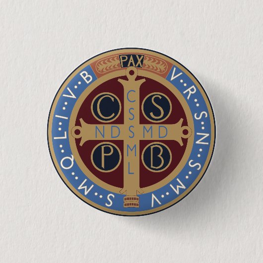 Medaille von Saint-Benedikt Button (Vorderseite)