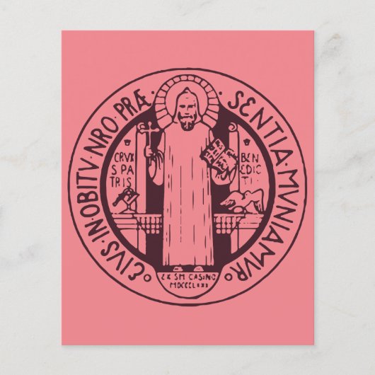 Medaille von Saint-Benedikt Flyer (Vorne)
