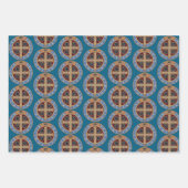 Medaille von Saint-Benedikt Geschenkpapier Set (Vorderseite 3)