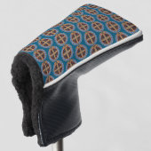 Medaille von Saint-Benedikt Golf Headcover (3/4 Vorderseite)