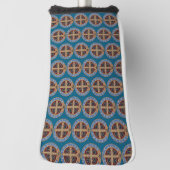 Medaille von Saint-Benedikt Golf Headcover (Rotieren 90)