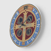 Medaille von Saint-Benedikt Große Wanduhr (Winkel)