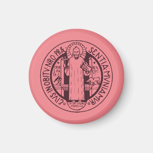 Medaille von Saint-Benedikt Magnet (Vorne)