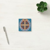 Medaille von Saint-Benedikt Post-it Klebezettel (Büro)