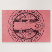 Medaille von Saint-Benedikt Puzzle (Horizontal)