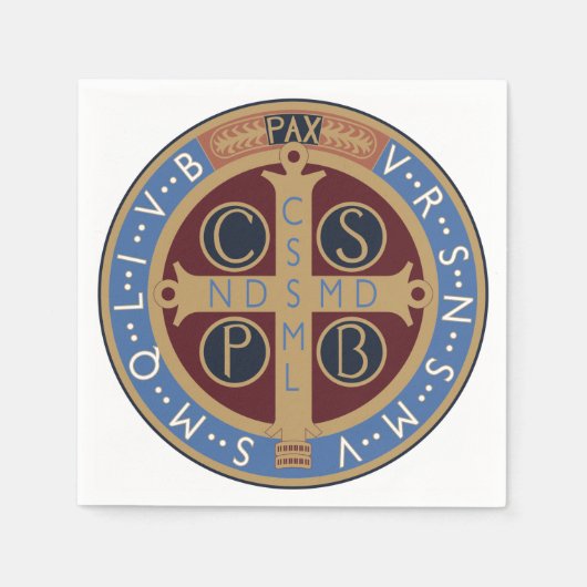 Medaille von Saint-Benedikt Serviette (Vorderseite)