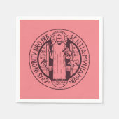 Medaille von Saint-Benedikt Serviette (Vorderseite)