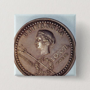 Medaille, welche die britische Gefangennahme von Button