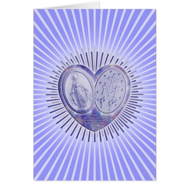 Medaille Wunder/wunderbare Medaille | rosa (Vorne)