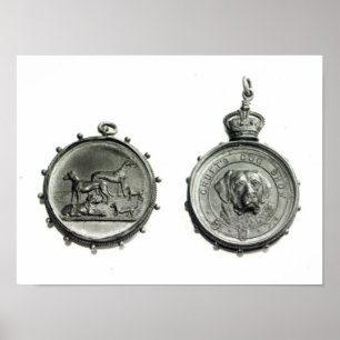 Medaillen Crufts von der Hundeshow, c.1910 Poster