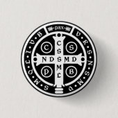 Medaillen-Kreuz St. Benedict Button (Vorderseite)
