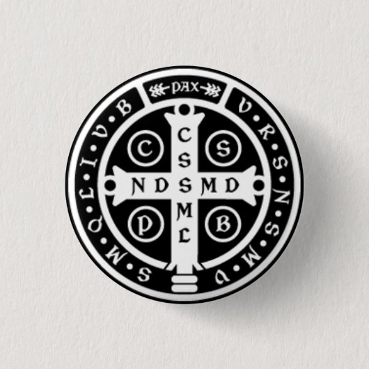 Medaillen-Kreuz St. Benedict Button (Vorderseite)